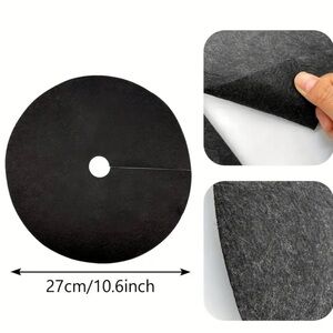 🆕 6Pcs Non- Woven Tree Mulch Ring Round Grass Barrier Tree Protection Grass Mat